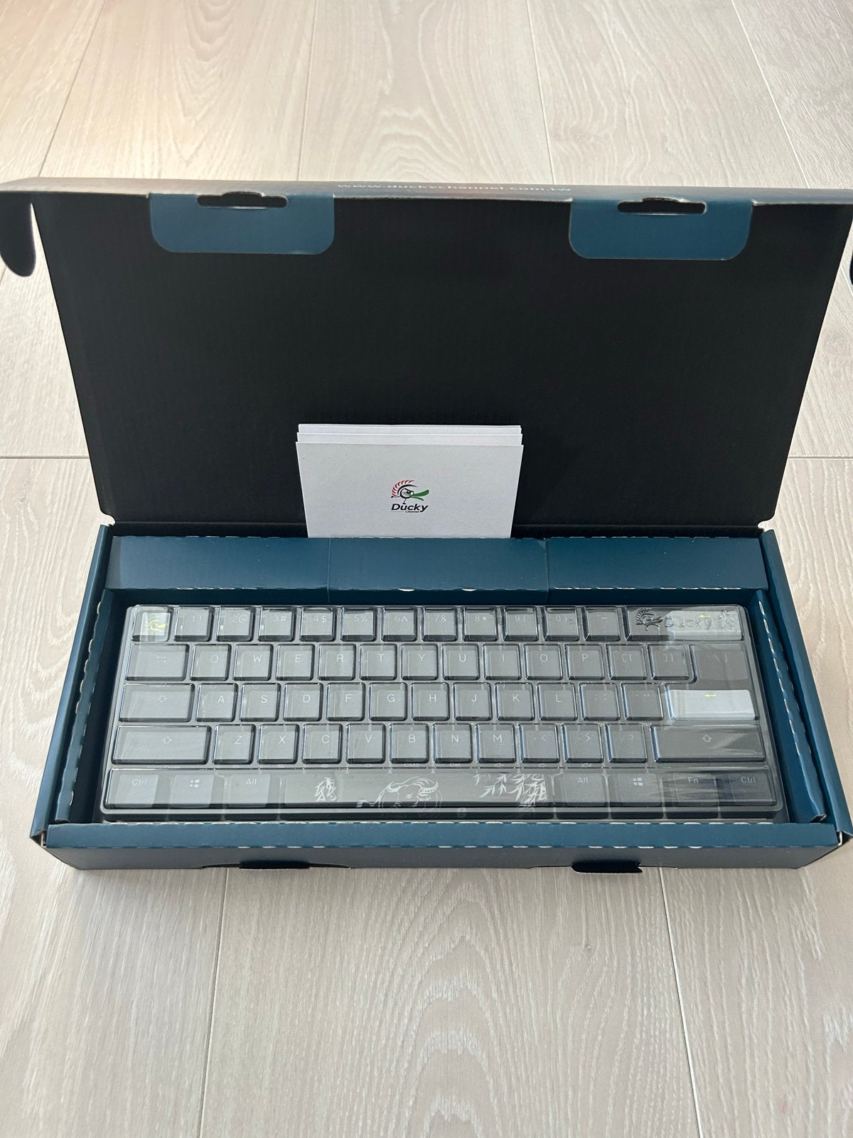 Ducky One 2 Mini Gaming Toetsenbord, Computers en Software, Toetsenborden, Zo goed als nieuw, Qwerty, Bedraad, Gaming toetsenbord
