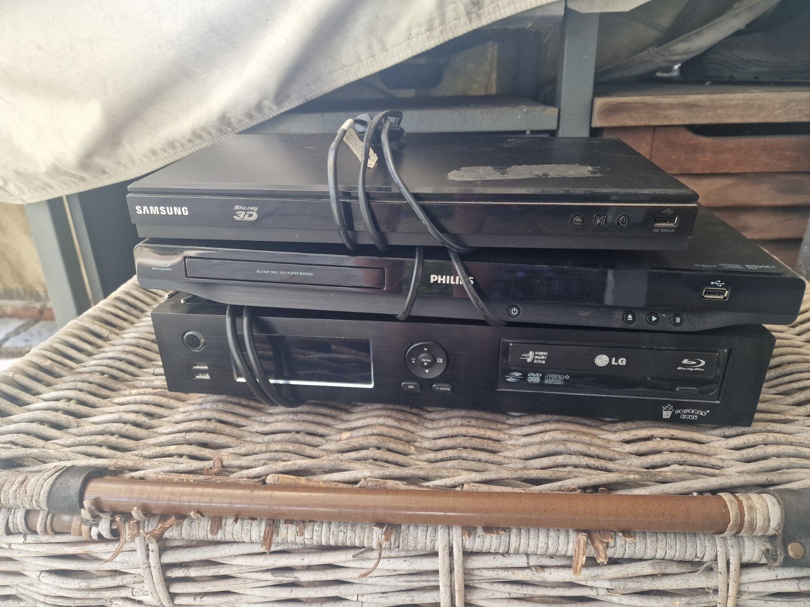Blu-ray en DVD Spelers Bundel: Philips, Samsung, JVC, Ophalen of Verzenden, Gebruikt, Philips