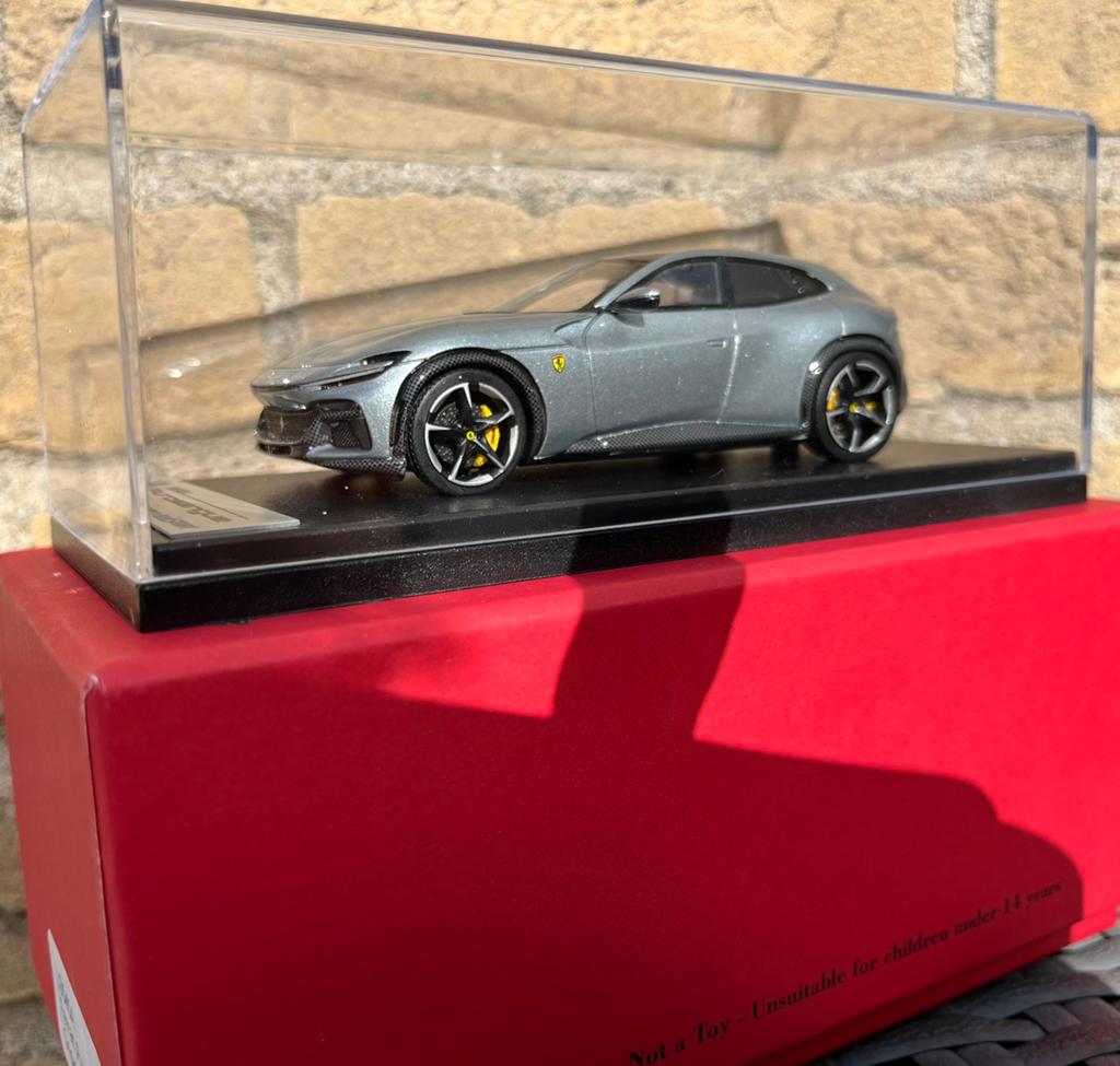 Ferrari Purosangue - grigio titanio Looksmart 1/43, Hobby en Vrije tijd, Modelauto's | 1:43, Ophalen of Verzenden, Nieuw, Auto