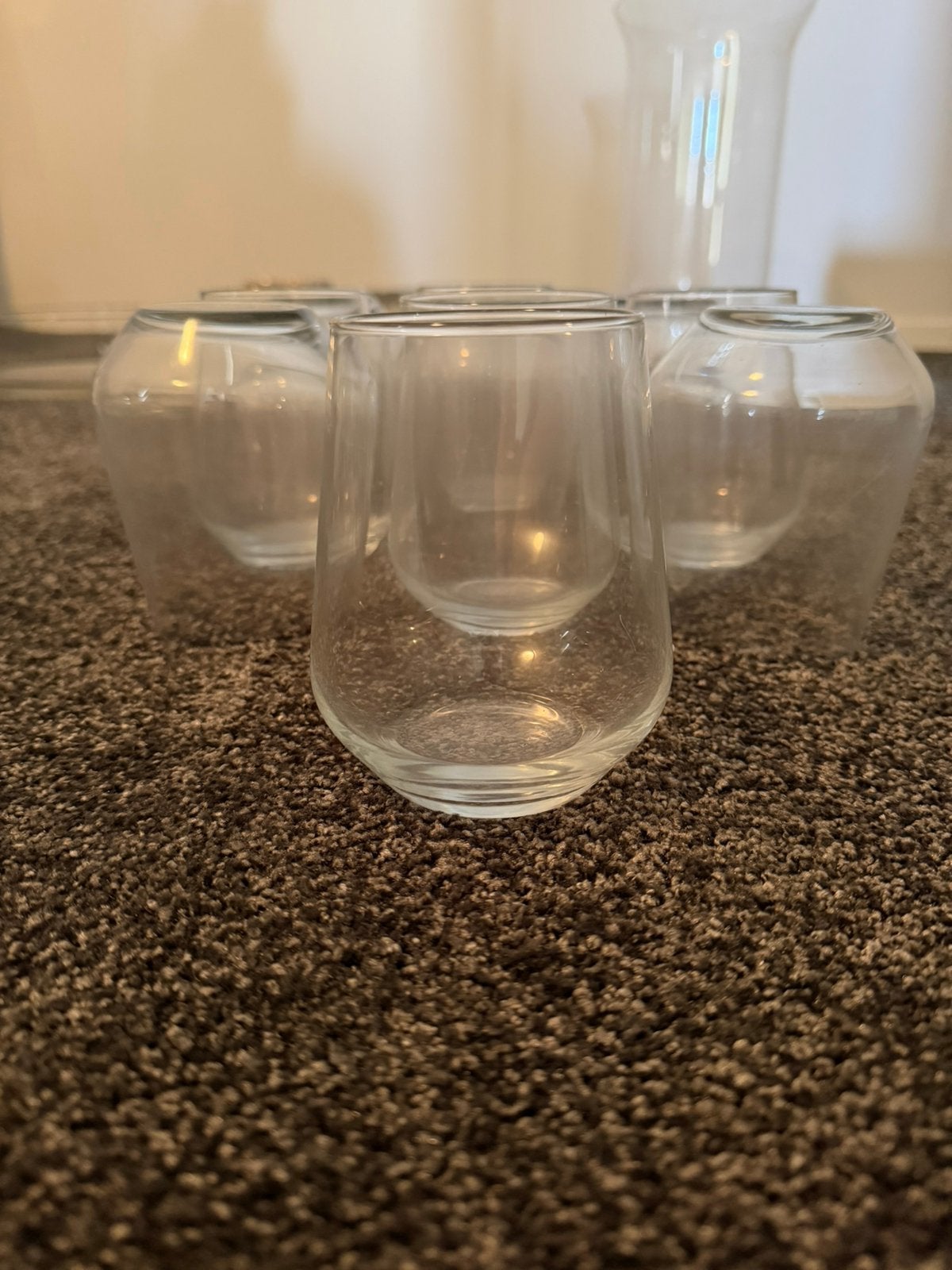 10 waterglazen, Ophalen, Zo goed als nieuw, Waterglas