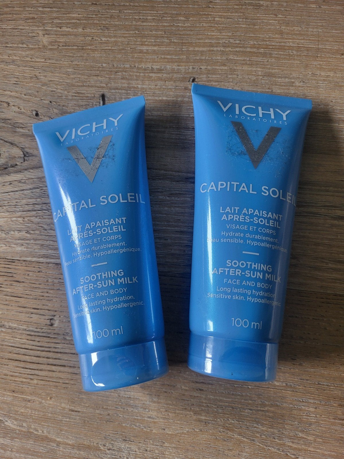 Vichy capital soleil after sun milk 2 x 100 ml, Ophalen of Verzenden, Nieuw, Gehele gezicht