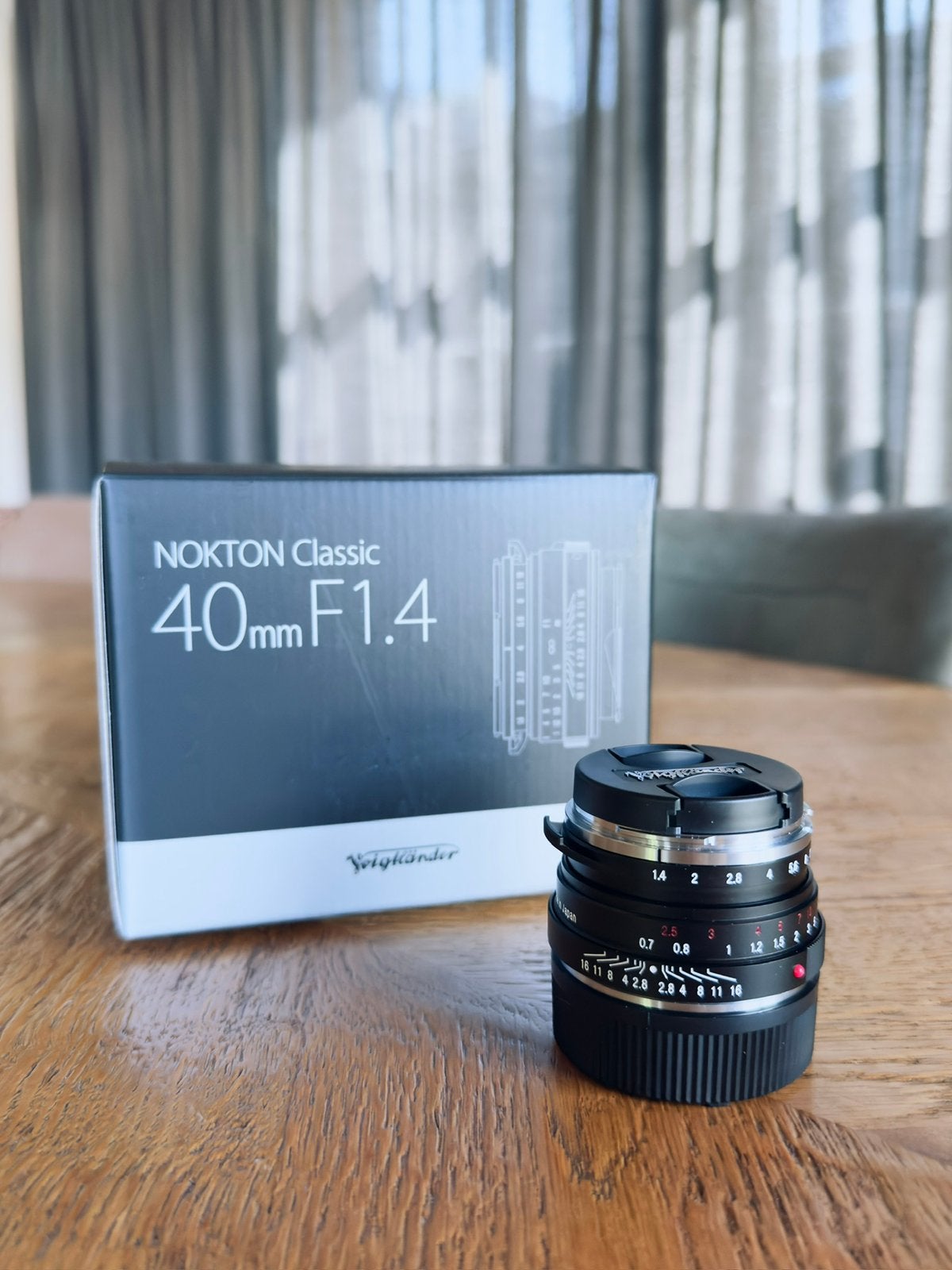 Voigtlander Nokton classic 40mm f1.4 MC Leica M-mount lens, Ophalen of Verzenden, Zo goed als nieuw, Standaardlens