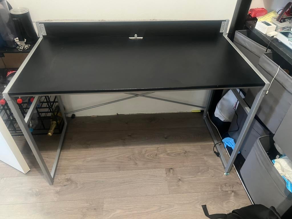 Bureau zwart 120x70x60, Huis en Inrichting, Bureaus, Ophalen, Zwart, Gebruikt, 120 cm