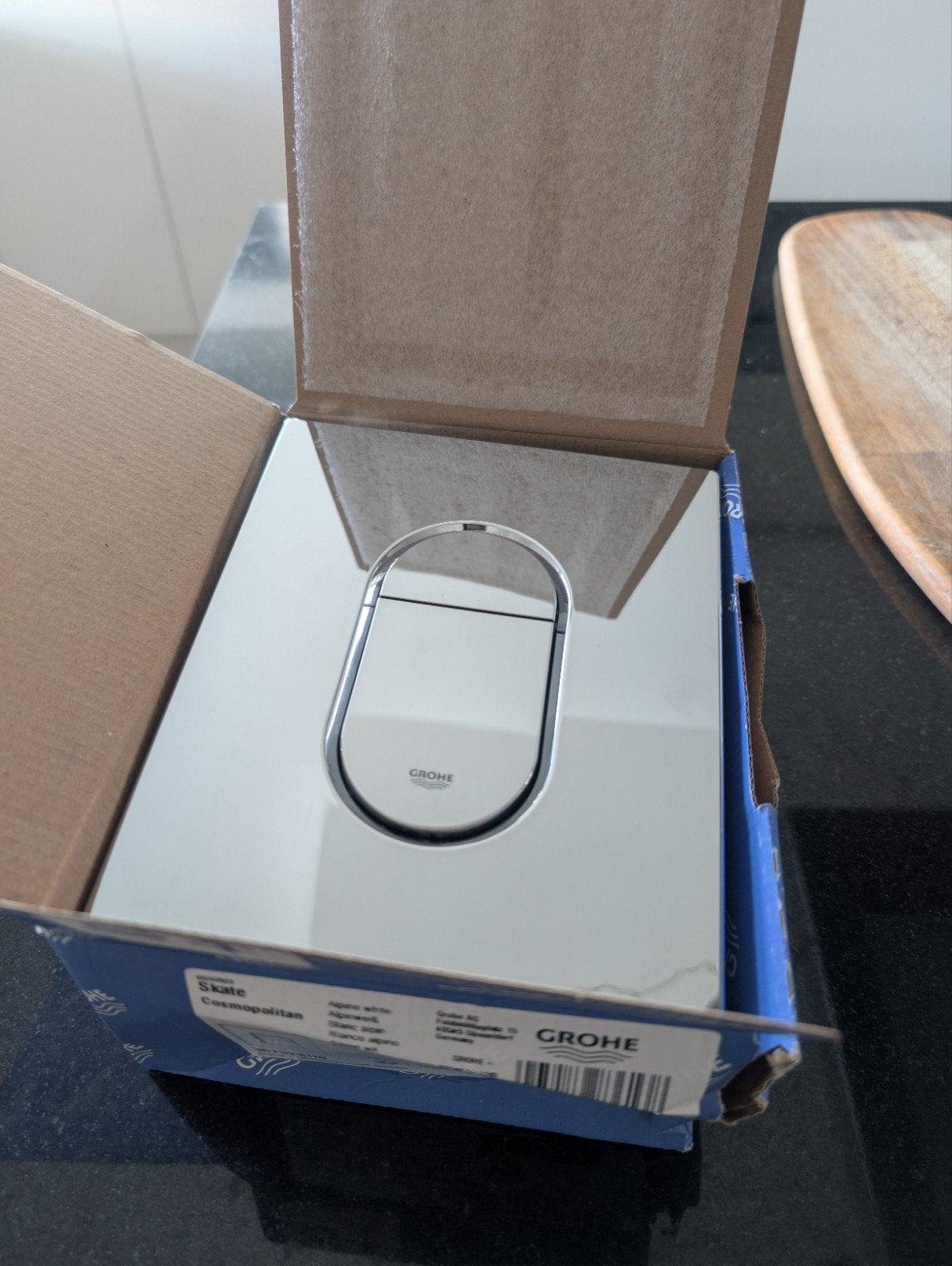 Grohe toilet bedieningsplaat wc chrome, Ophalen, Zo goed als nieuw, Toilet