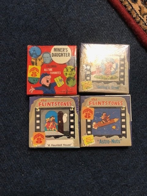 Vintage Super 8mm films: The Flintstones & Miner's Daughter, Audio, Tv en Foto, Filmrollen, Ophalen of Verzenden