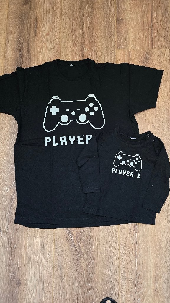 Vader zoon t-shirt maat M en maat 86, Nieuw, Ophalen of Verzenden, Nieuw, Jongetje, Shirtje of Longsleeve