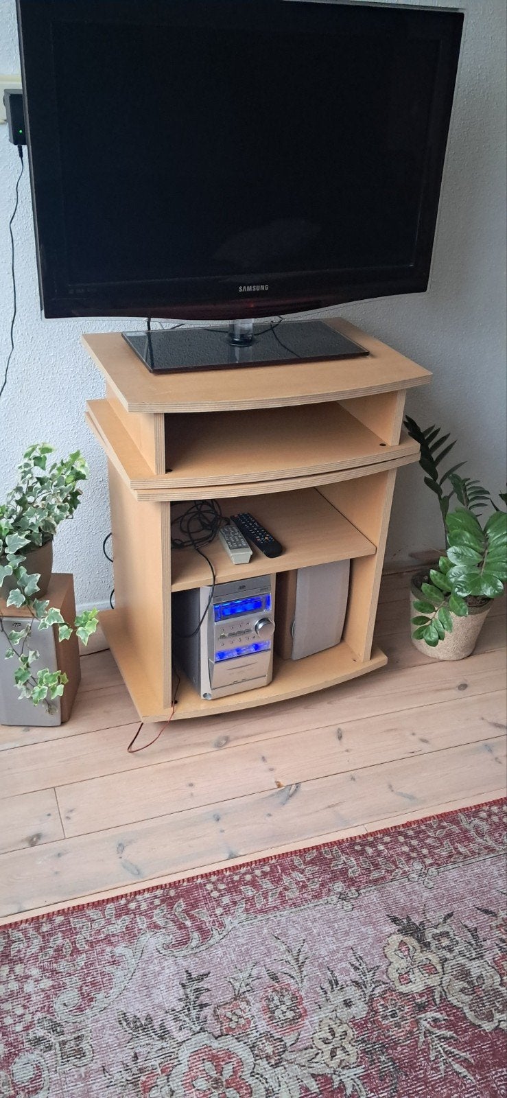 Vintage TV Meubel - Houten TV Kastje, Gebruikt, Vintage, Minder dan 100 cm, 25 tot 50 cm