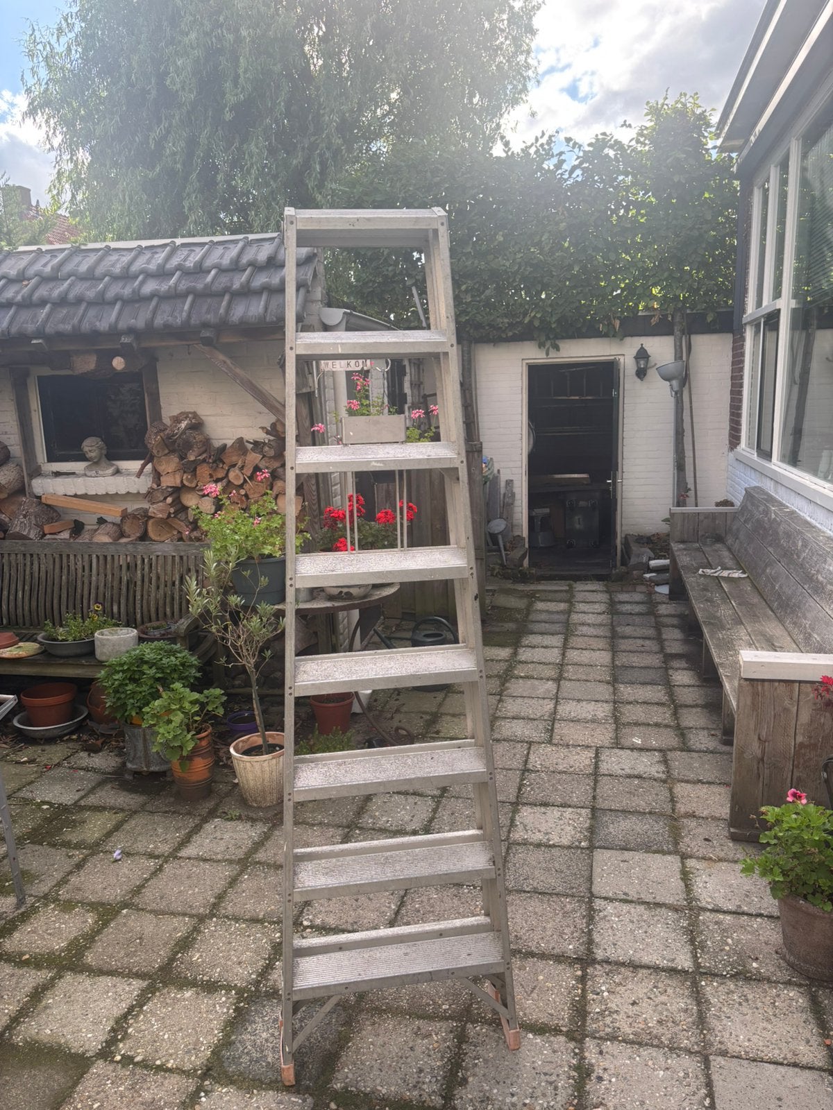 Robuste trap voor in en rond het huis, Ophalen, Gebruikt, Trap, Opvouwbaar of Inschuifbaar
