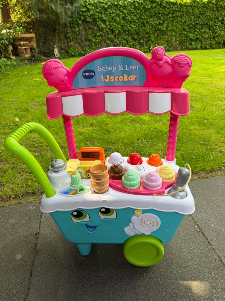 Vtech Schep & Leer IJscokar, Ophalen, Zo goed als nieuw, Kunststof, Speelkeuken