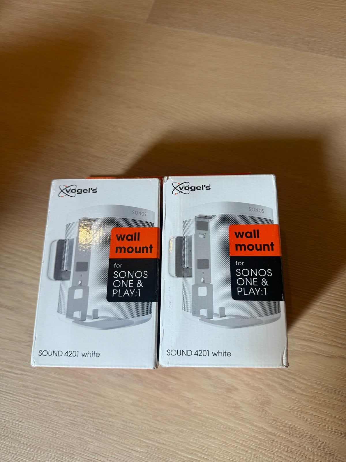 Vogel's SOUND 4201 Witte Muurbeugel voor Sonos One & Play:1, Ophalen of Verzenden, Nieuw