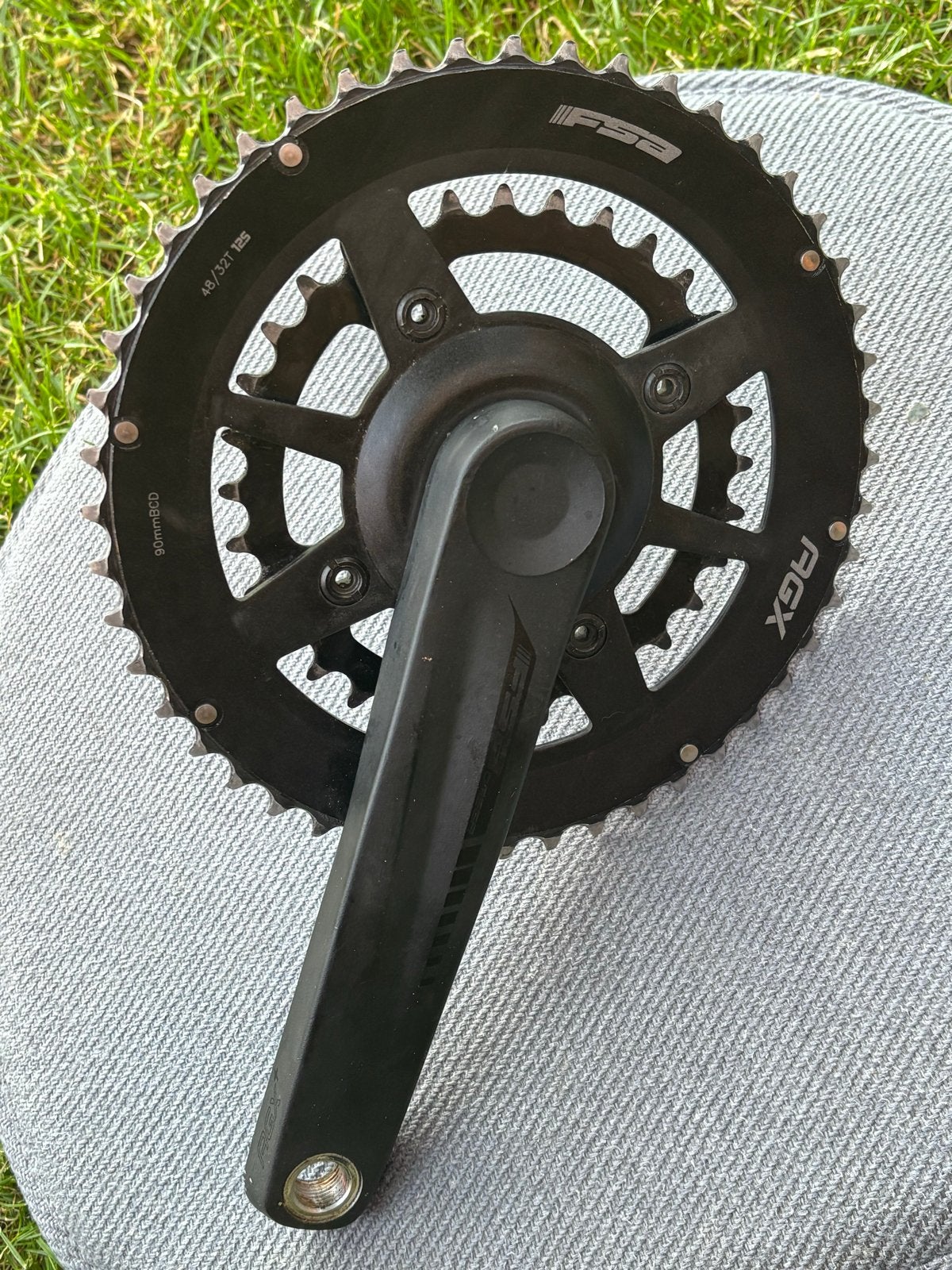 FSA Omega Crankstel met Pressfit As - 48/32T 175mm, Gebruikt, Aluminium, Racefiets, Ophalen