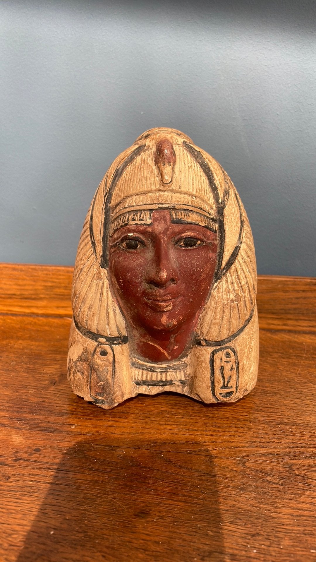 Egyptisch Beeld Toetachamon hoofd, Ophalen of Verzenden