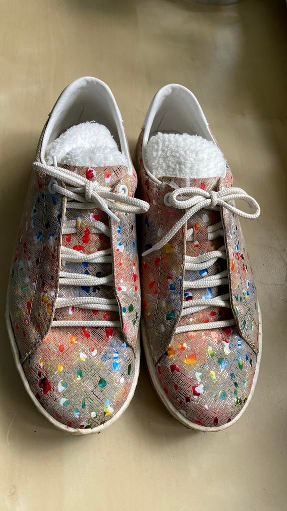 Rieker gebloemde sneakers mt 39, Ophalen of Verzenden, Zo goed als nieuw, Overige kleuren, Sneakers of Gympen