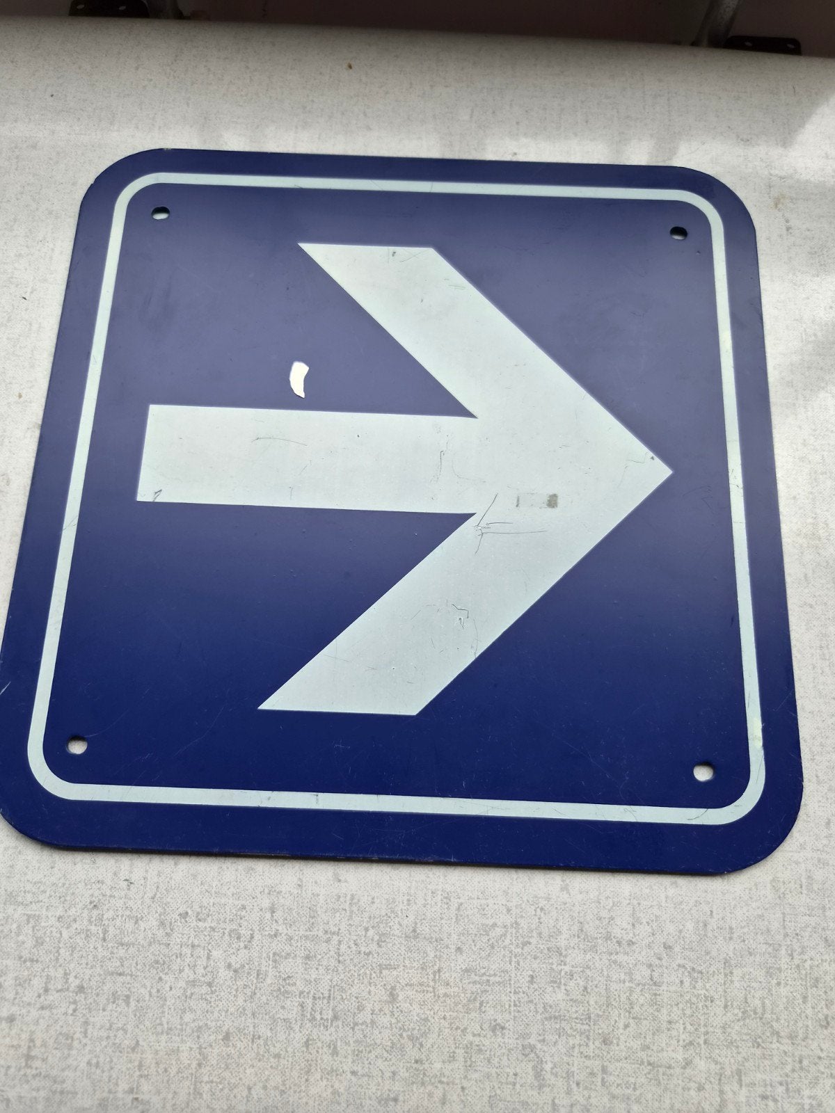 NS Richting bord Nederlandse spoorwegen, Verzamelen, Spoorwegen en Tramwegen, Ophalen of Verzenden, Gebruikt, Trein, Overige typen