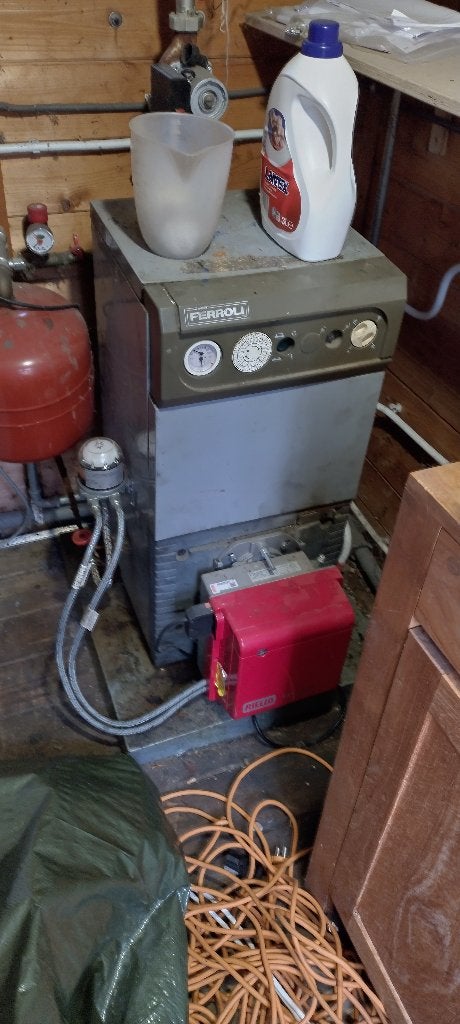 cv ketel +brander, Ophalen, 30 tot 80 cm, Gebruikt, Hoog rendement (Hr)