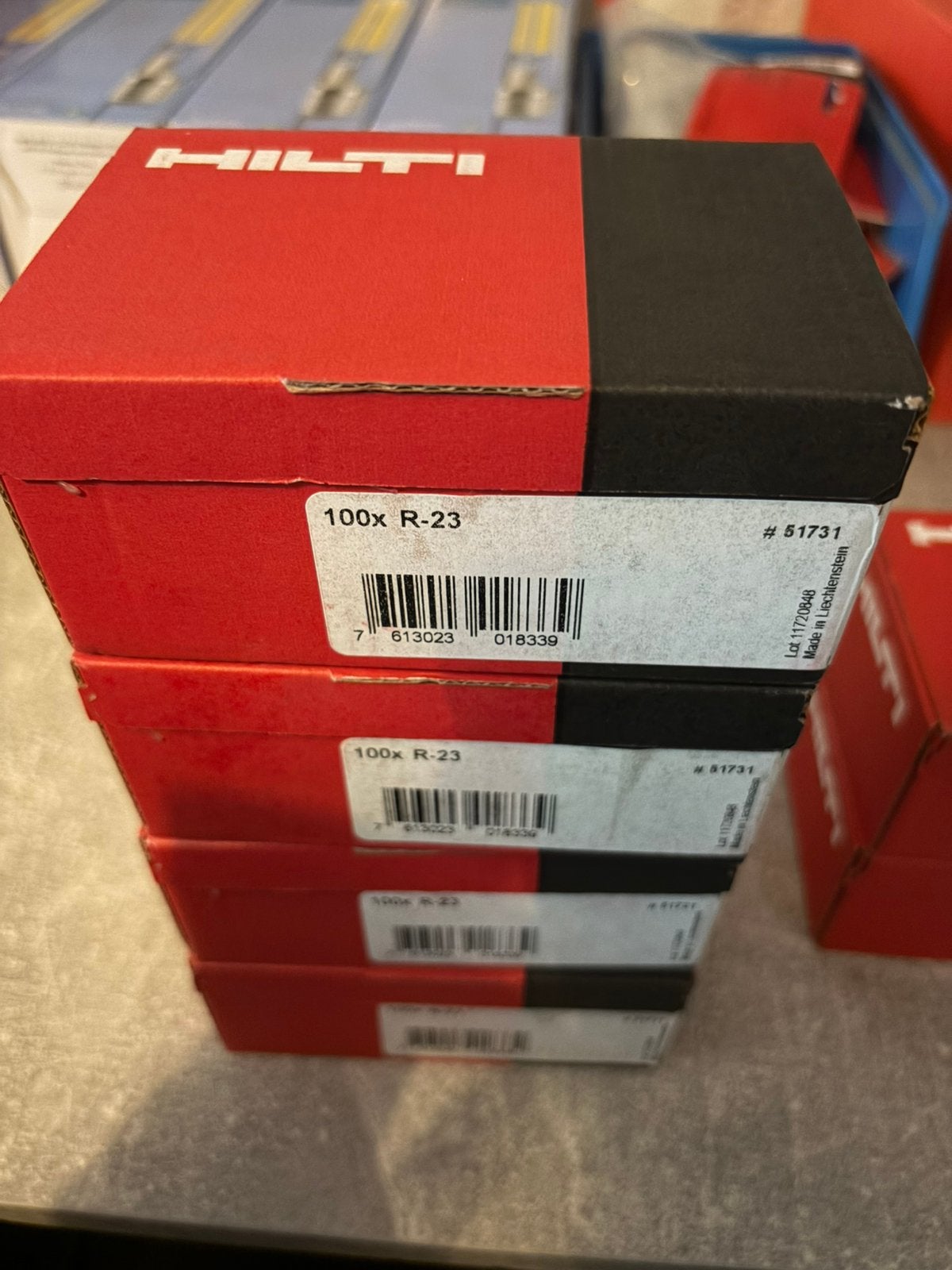 Hilti R-23 onderlegringen / rondellen – Nieuw – 4x 100 stuks, Ophalen of Verzenden, Zo goed als nieuw