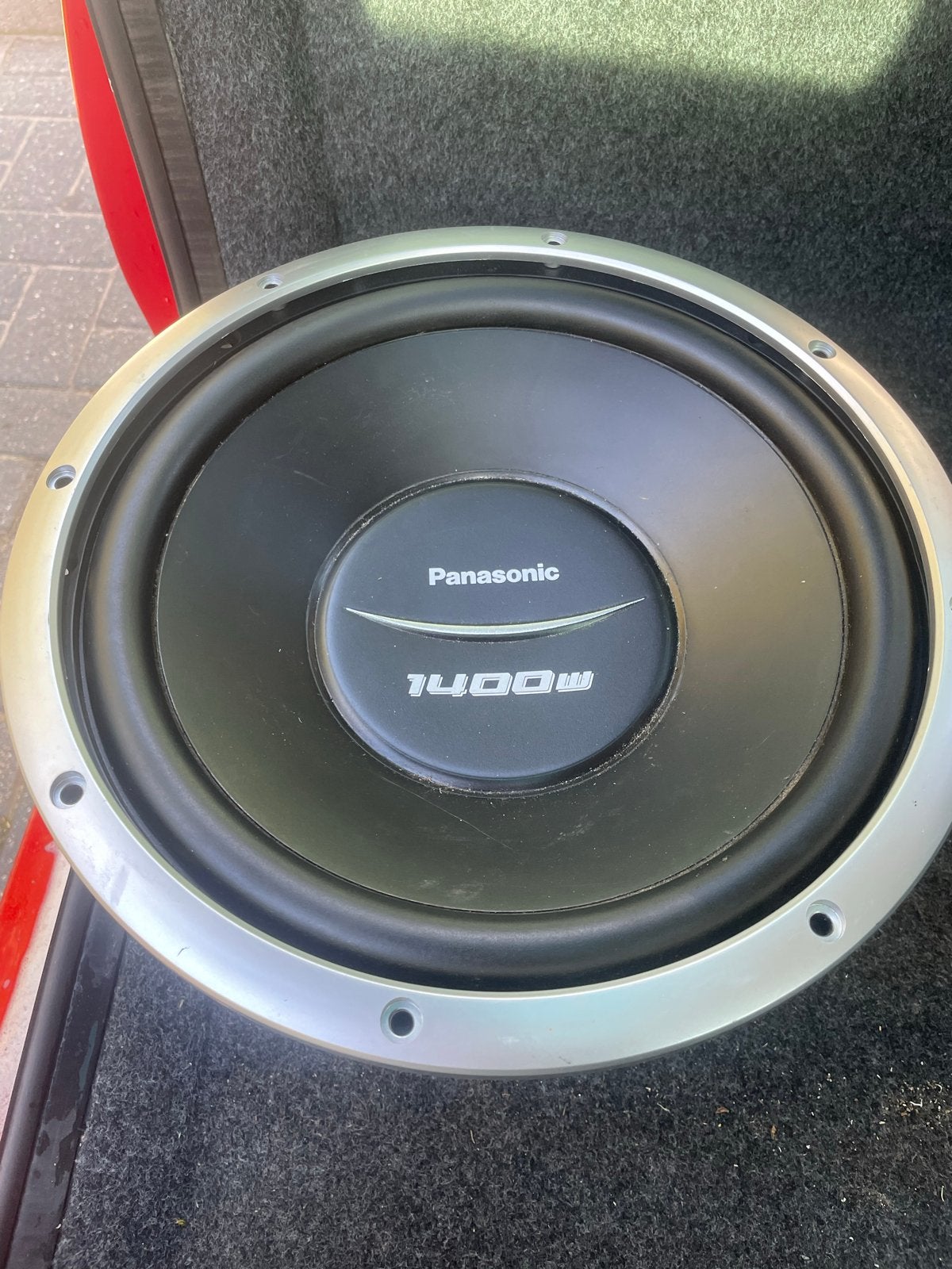 Panasonic Subwoofer 1400W - Defect, voor de handige Harry, Subwoofer, Ophalen of Verzenden, Niet werkend, 150 watt of meer
