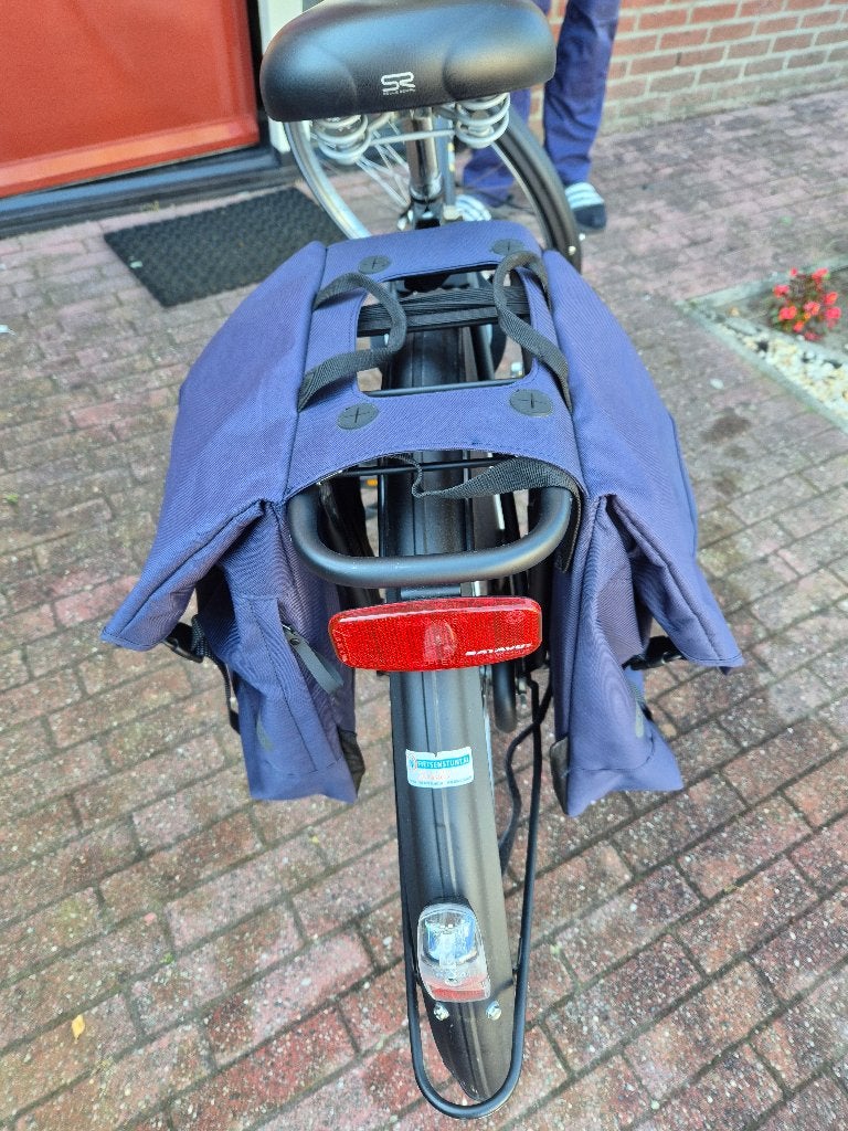 Fietstassen kleur blauw, Ophalen, Zo goed als nieuw, AGU
