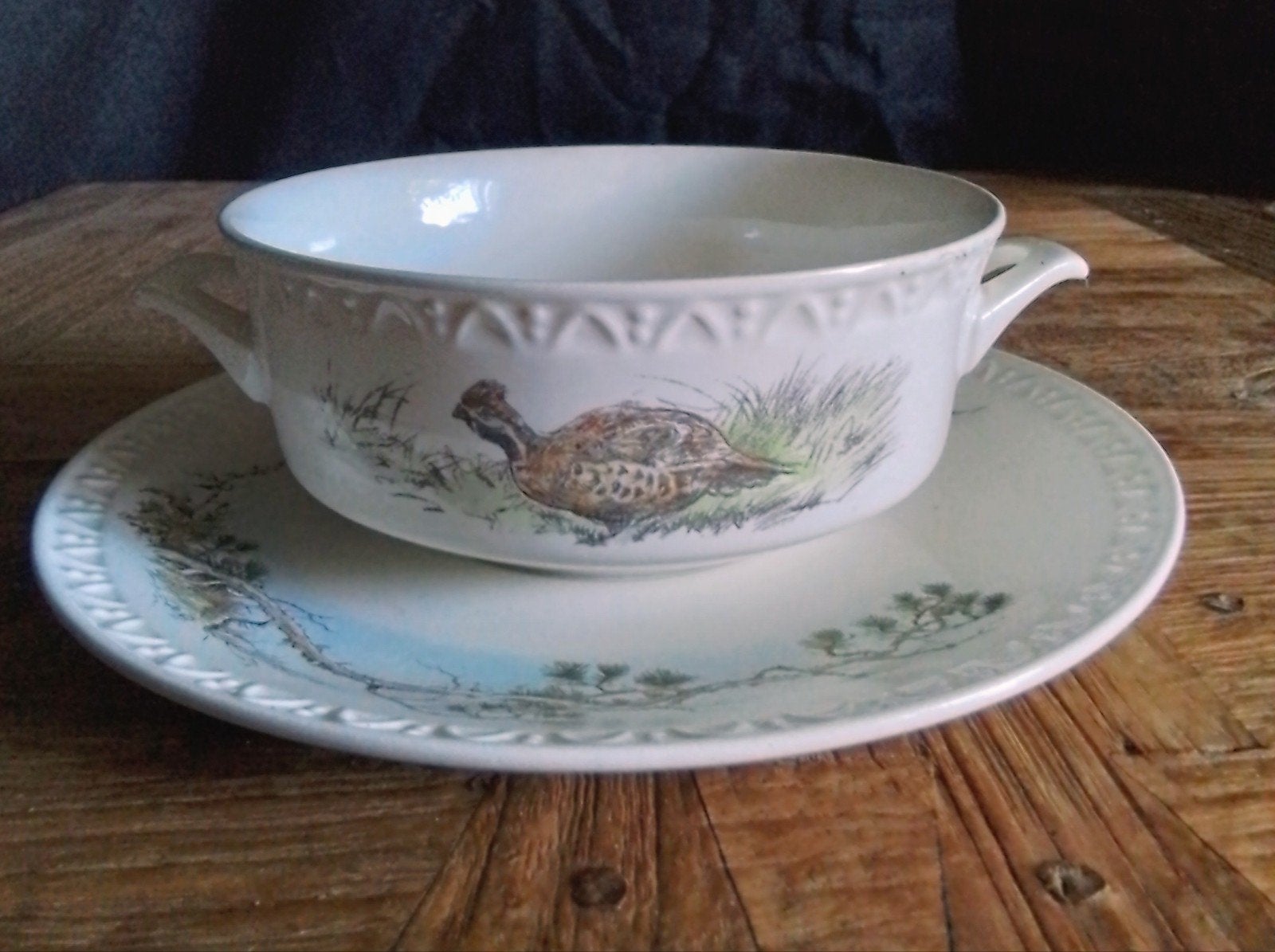 Villeroy & Boch Fontainebleau soepkom met schotel, Ophalen of Verzenden