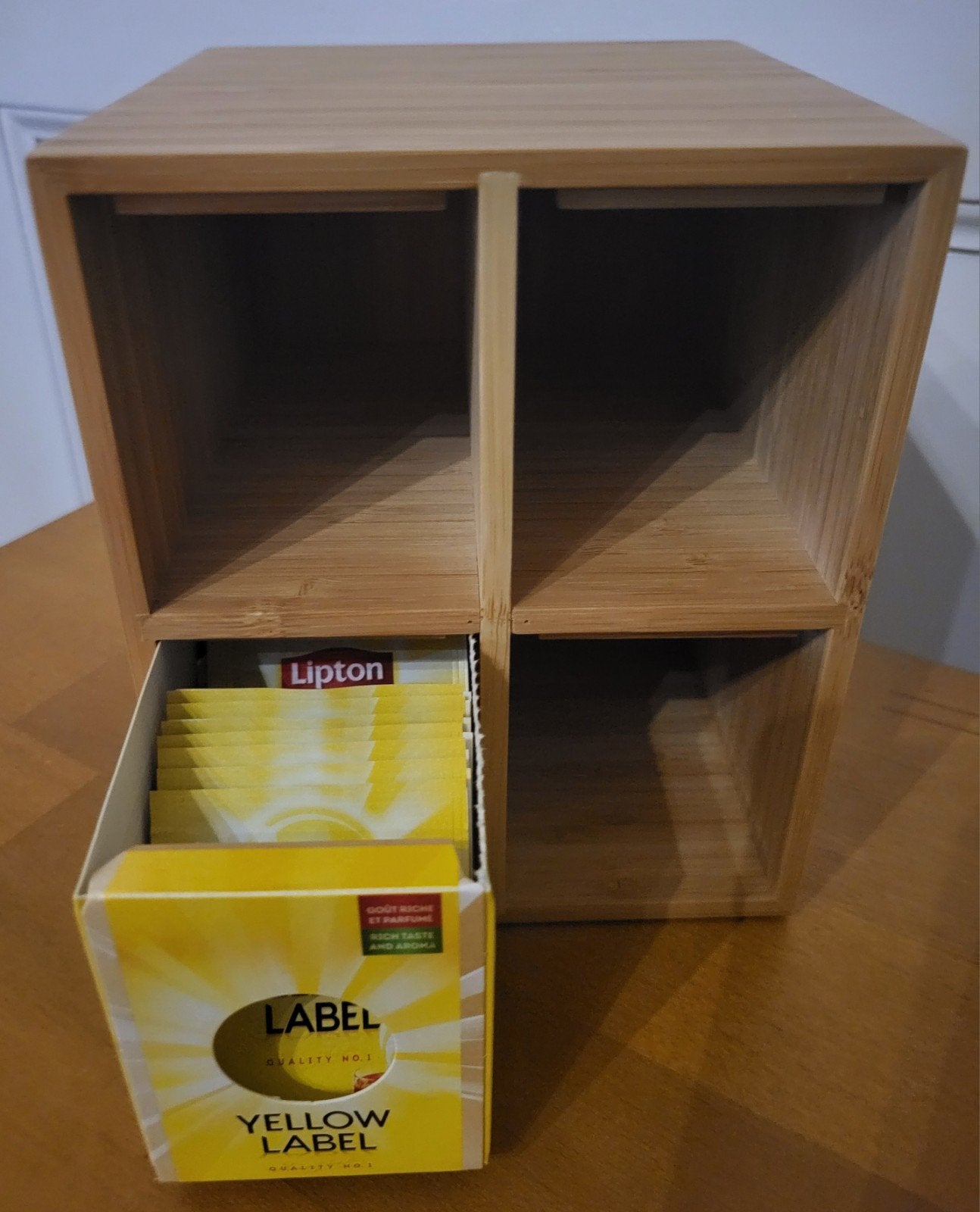 LIPTON proffesional theekubus - theekist - NIEUW, Ophalen of Verzenden, Opbergdoos