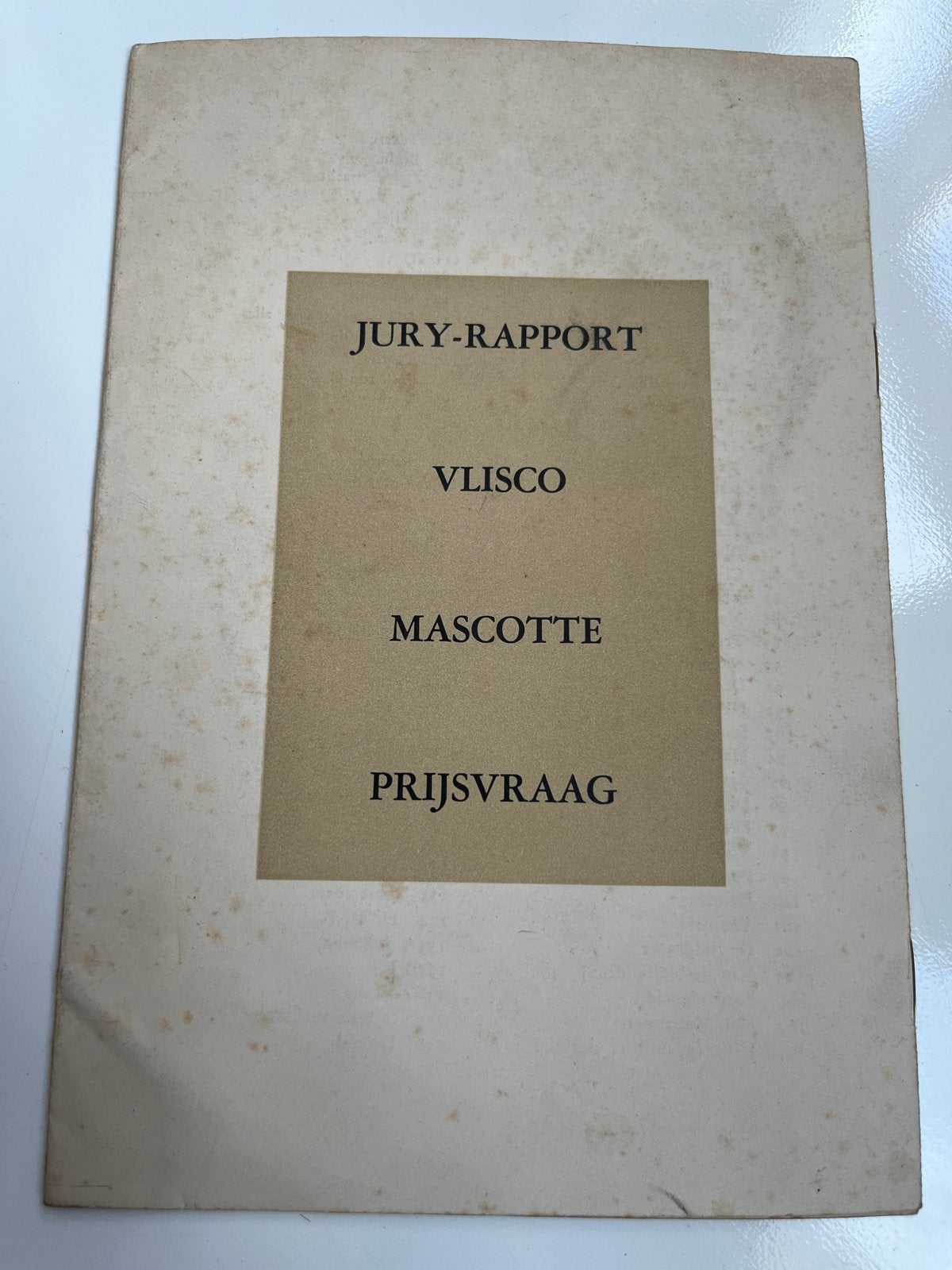 Uniek Vlisco Jury-Rapport "Mascotte" Prijsvraag (1937), Ophalen of Verzenden, 1920 tot 1940, Nederland, Tijdschrift