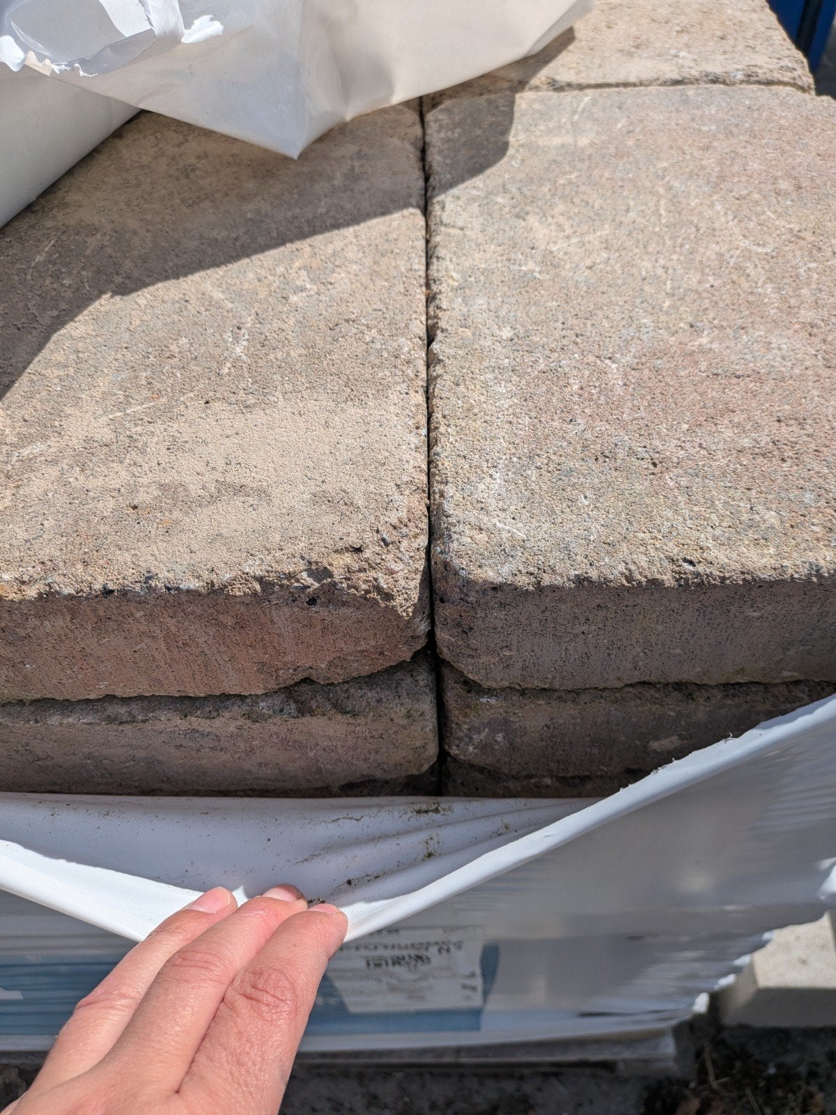 162 Stuks Stonique Oud Getrommeld 20x30x6 cm, Ophalen, ., Kijkstra, Klinkers