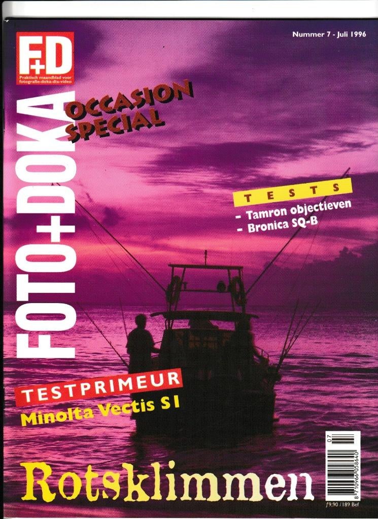 Fotografie - Tijdschrift Foto-Doka - Juli 1996, Ophalen of Verzenden, Zo goed als nieuw