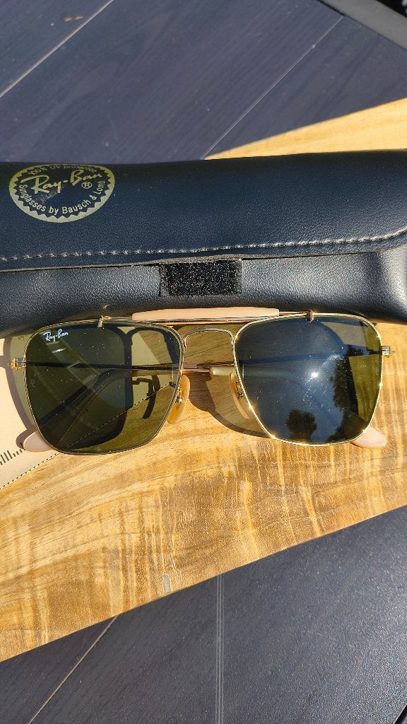 Ray-Ban B&L USA W1347 Caravan Outdoorsman NOS 52-15, Sieraden, Tassen en Uiterlijk, Zonnebrillen en Brillen | Heren, Ophalen of Verzenden