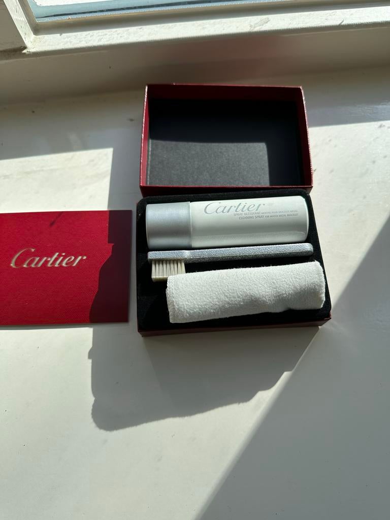 Cartier schoonmaaksetje, Sieraden, Tassen en Uiterlijk, Overige Accessoires, Ophalen, Zo goed als nieuw