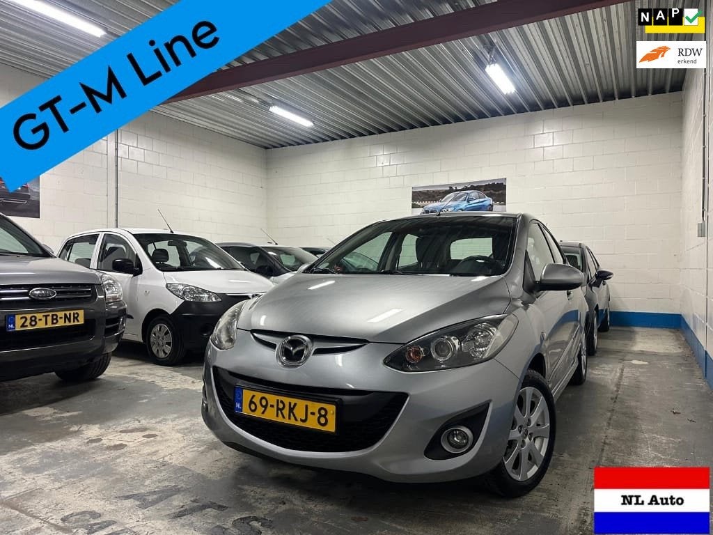 Mazda 2 1.3 GT-M Line5-Deurs/Clima/Lmv/Elek/Apk/NL Auto!, Auto's, Mazda, Bedrijf, Te koop, ABS, Airbags, Airconditioning, Automatische klimaatregeling