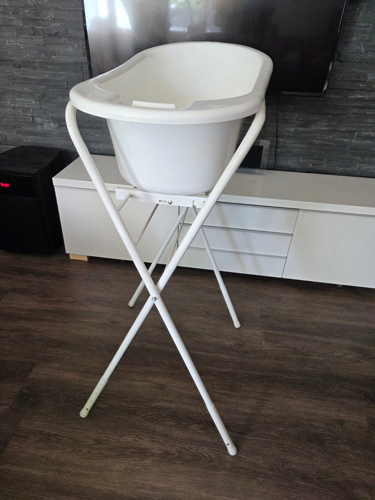 Babybadje met standaard, Ophalen, Gebruikt, Badje