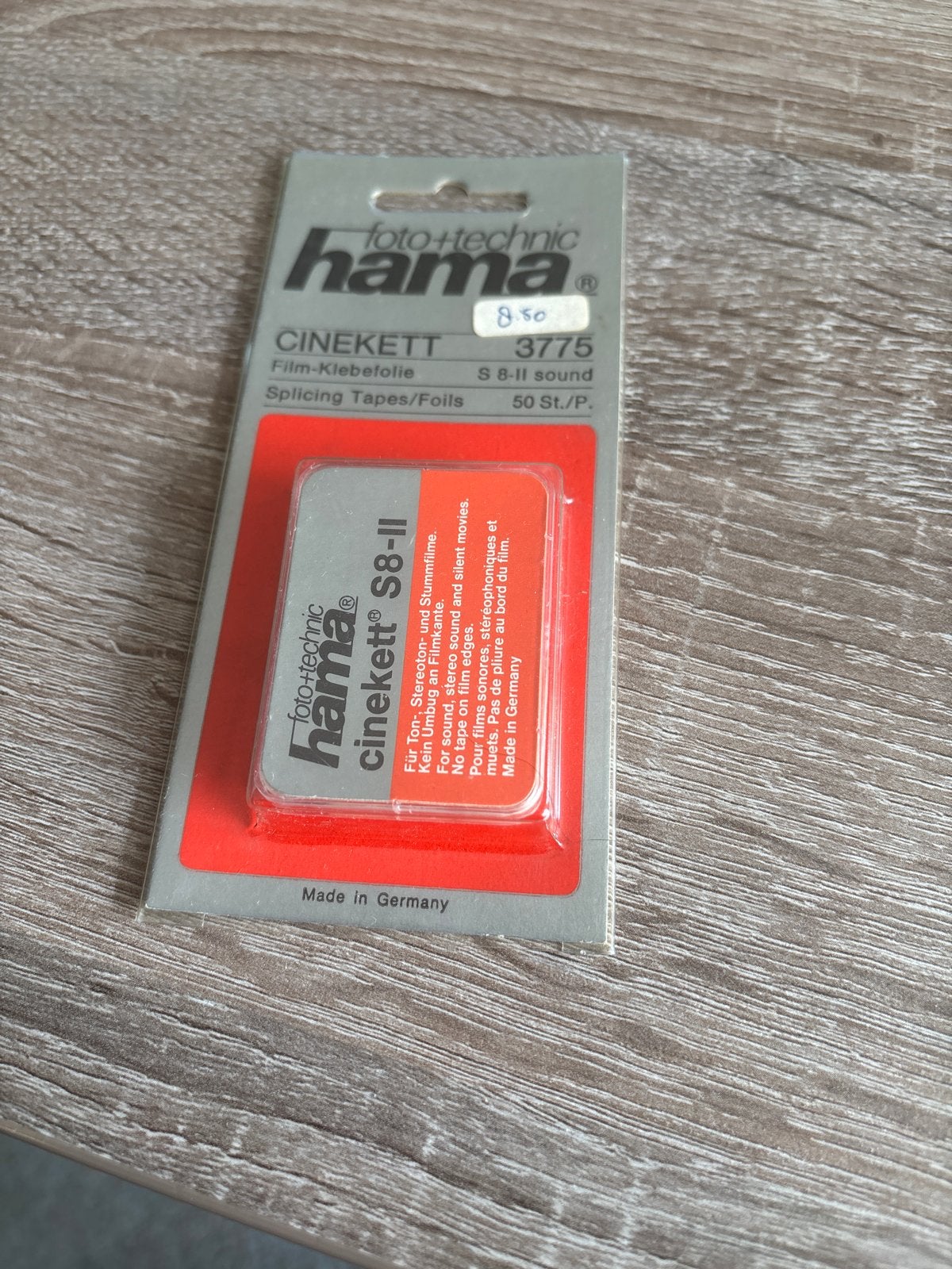 Hama Cinekett S8-II Film-Klebefolie (50 stuks), Ophalen, Accessoire