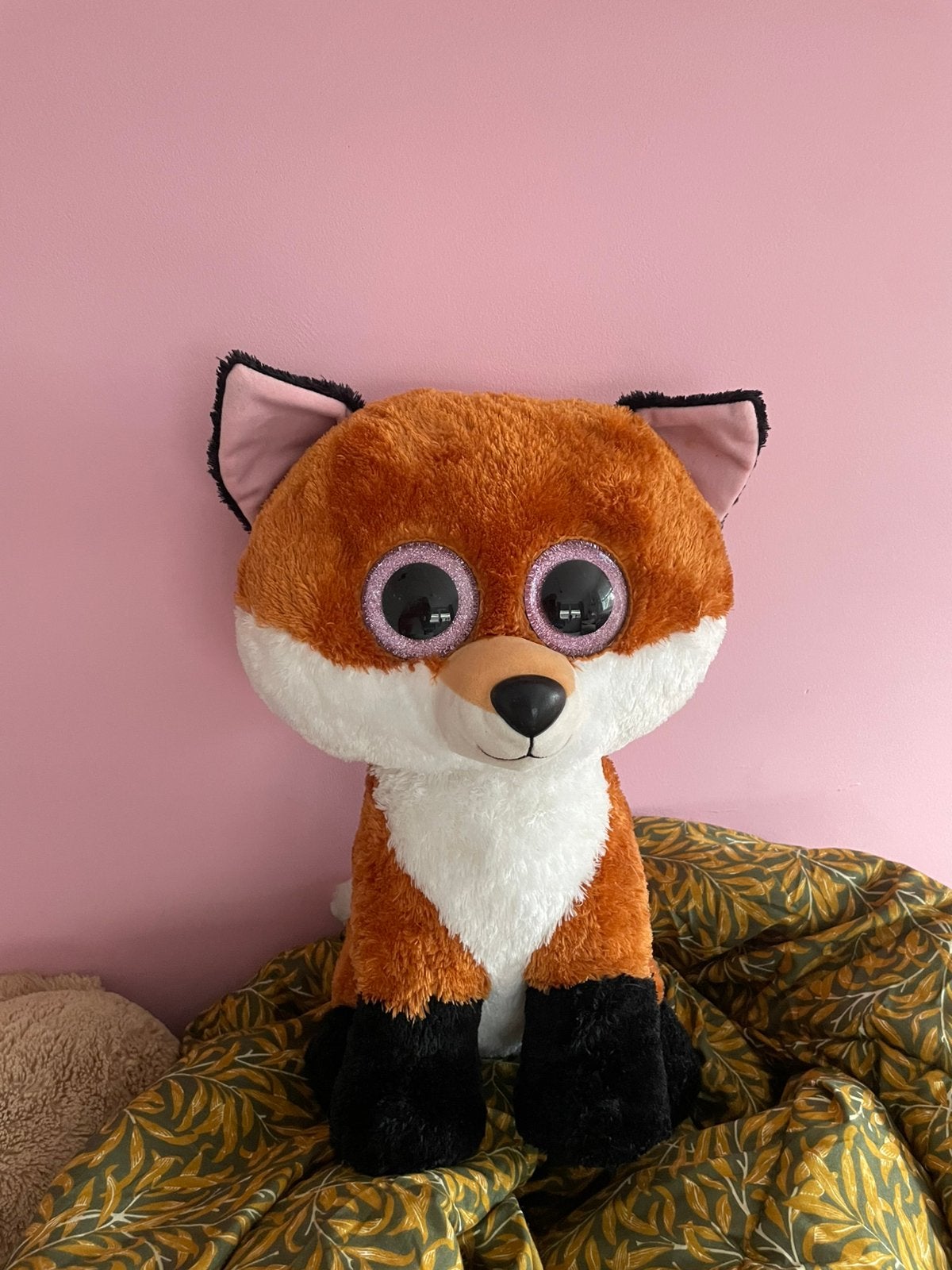 Glitteroog knuffel groot, Kinderen en Baby's, Speelgoed | Knuffels en Pluche, Ophalen, Zo goed als nieuw, Overige typen