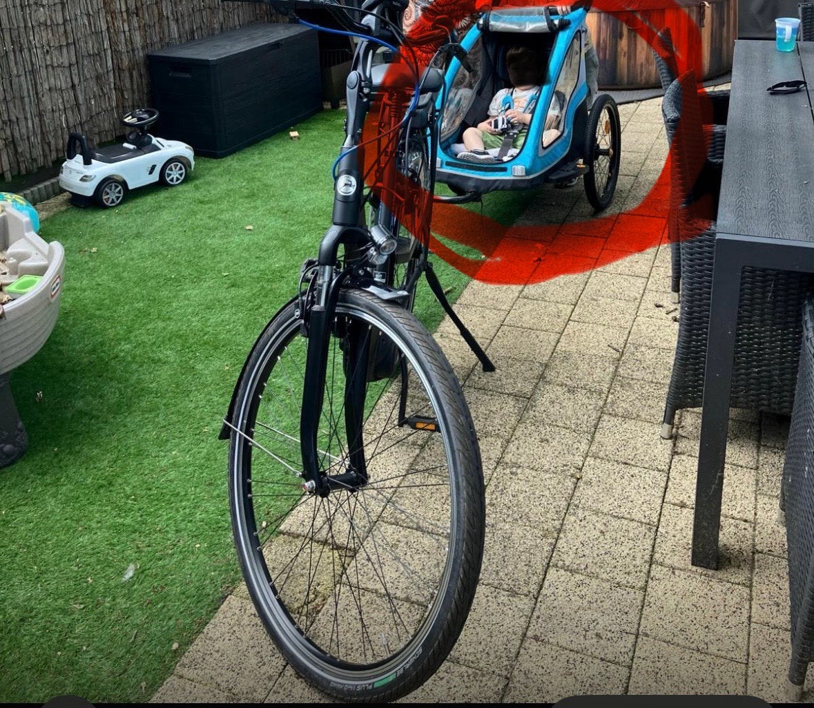 Yepp solo fietskar kind, Fietsen en Brommers, Ophalen, Gebruikt, Yepp
