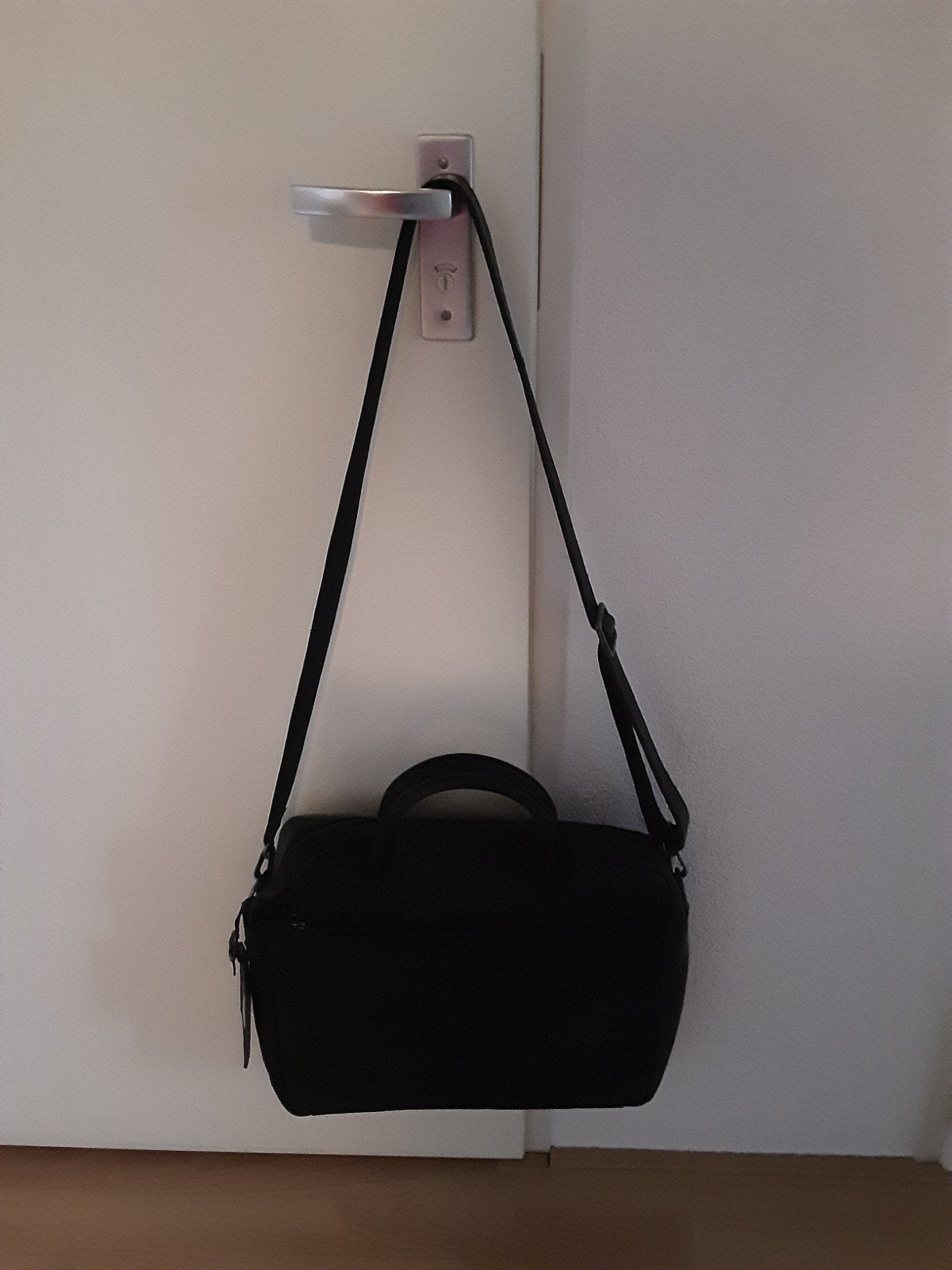 Foto 3 van Nieuwe zwarte leren Cowboysbag