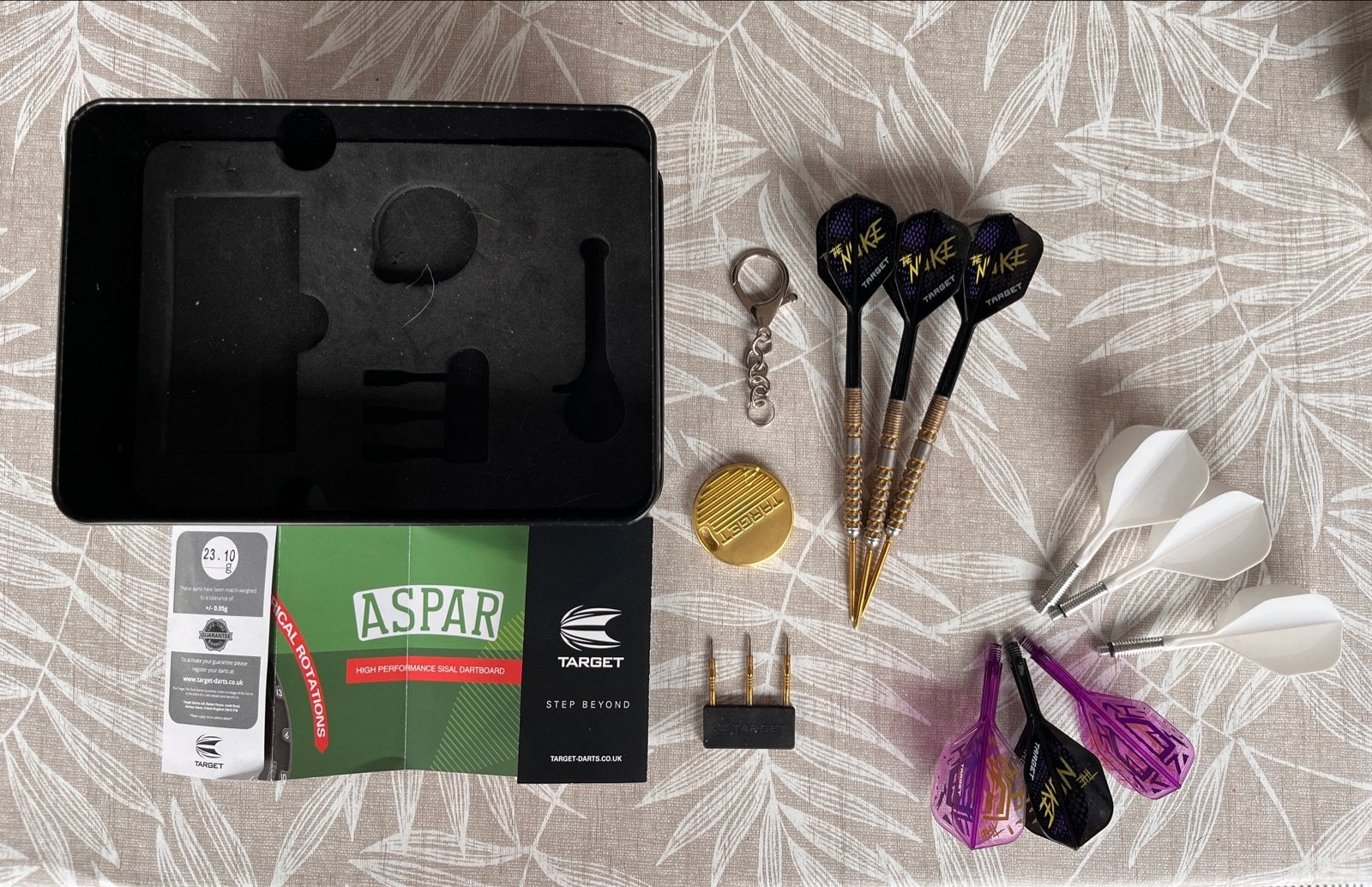 Target Luke Littler Prodigy G23 Darts Set, Sport en Fitness, Darts, Verzenden, Zo goed als nieuw, Pijlen