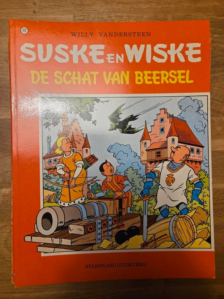 Suske en Wiske 111 - De Schat van Beersel (Rode reeks), Boeken, Ophalen of Verzenden
