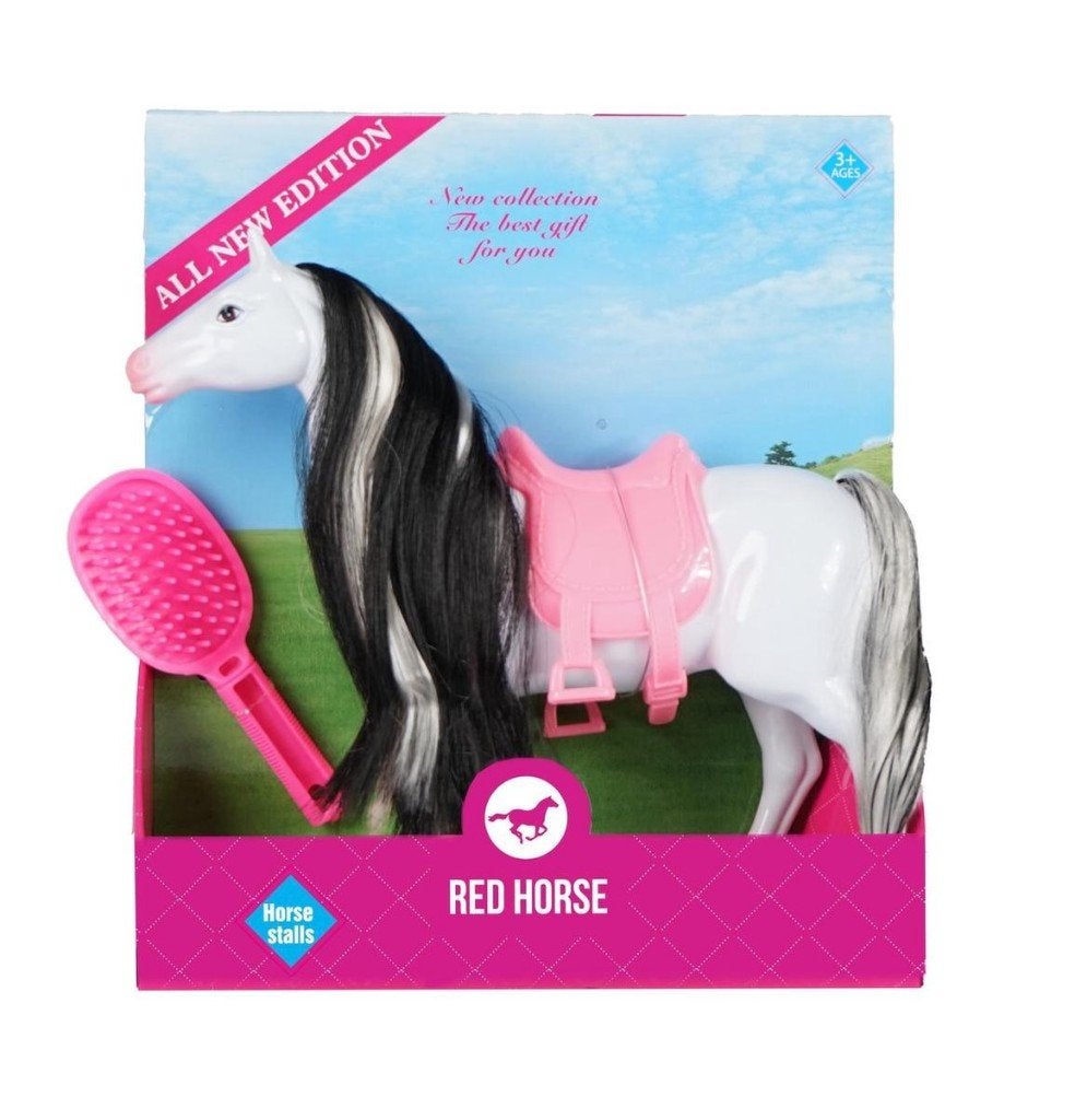 NIEUW Red Horse Paard Wit 23 X 5 X 24 Cm, Ophalen of Verzenden, Nieuw, Dressuur