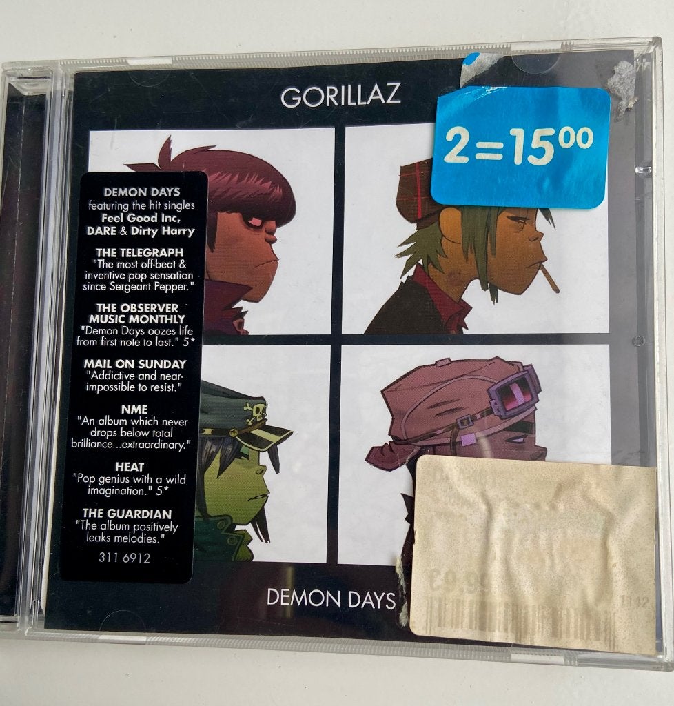 CD Gorillaz - demon days, Ophalen of Verzenden, Zo goed als nieuw