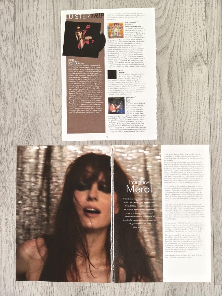 Merol 3-pagina’s RecordZine magazine 2026, Verzenden, Zo goed als nieuw, Boek, Tijdschrift of Artikel