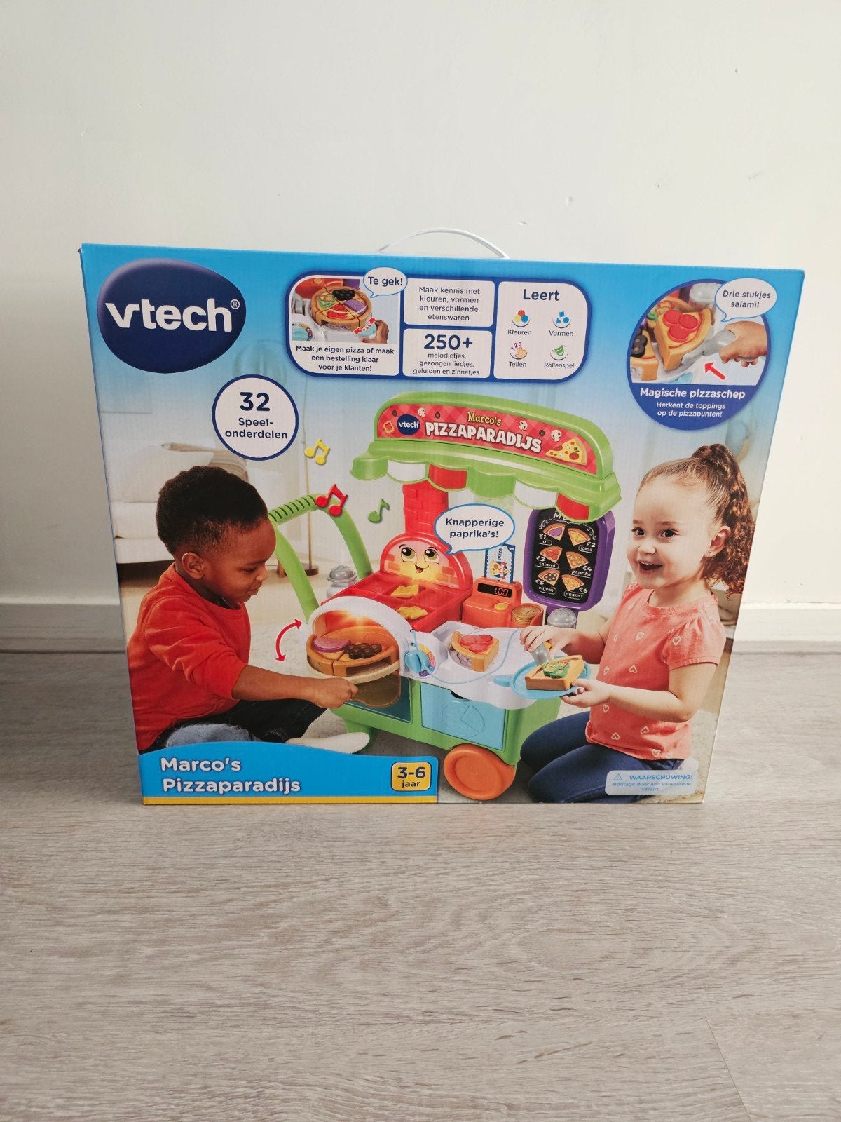 NIEUW IN DOOS VTech Marco's Pizzaparadijs Speelgoed Pizza Kr, Ophalen of Verzenden, Nieuw, Jongen of Meisje