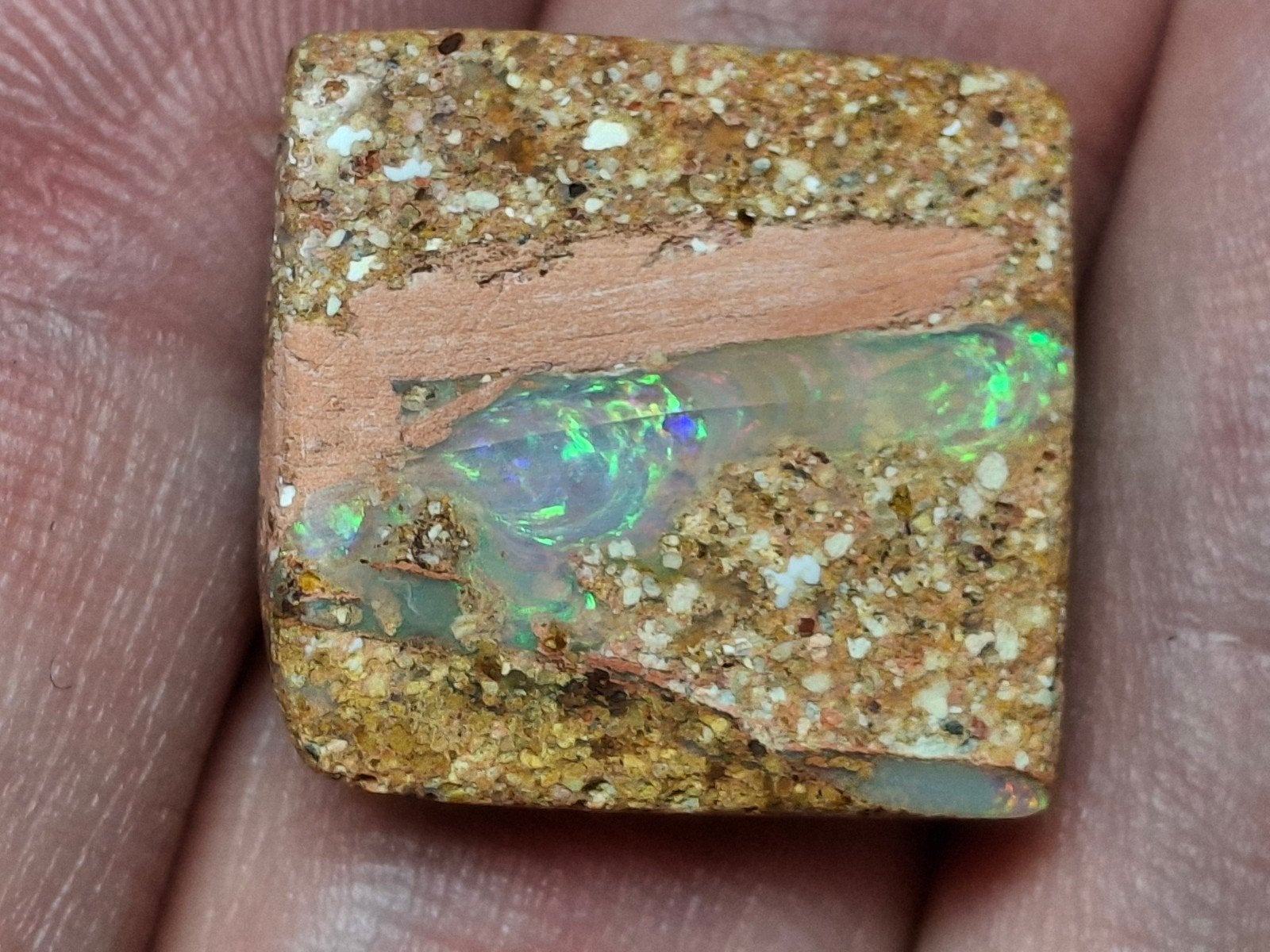 Natuurlijke onbehandelde Australische pijpopaal, Ophalen of Verzenden, Nieuw