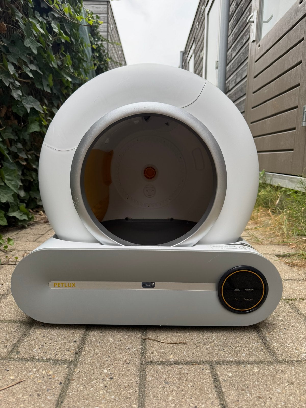 Petlux zelfreinigende kattenbak, Ophalen, Zelfreinigend, Gebruikt, Gesloten