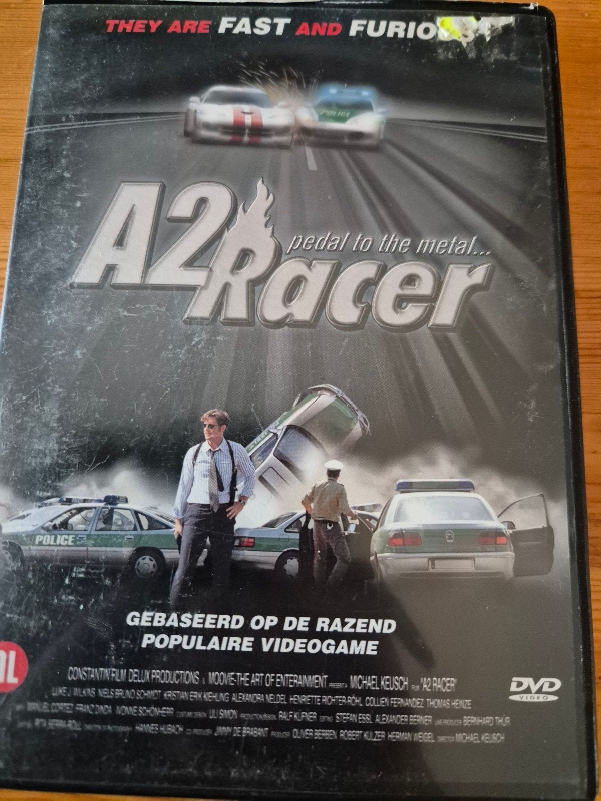 A2 Racer DVD - Gebaseerd op populaire videogame, Engels, Nederlands, Ophalen of Verzenden, Zo goed als nieuw