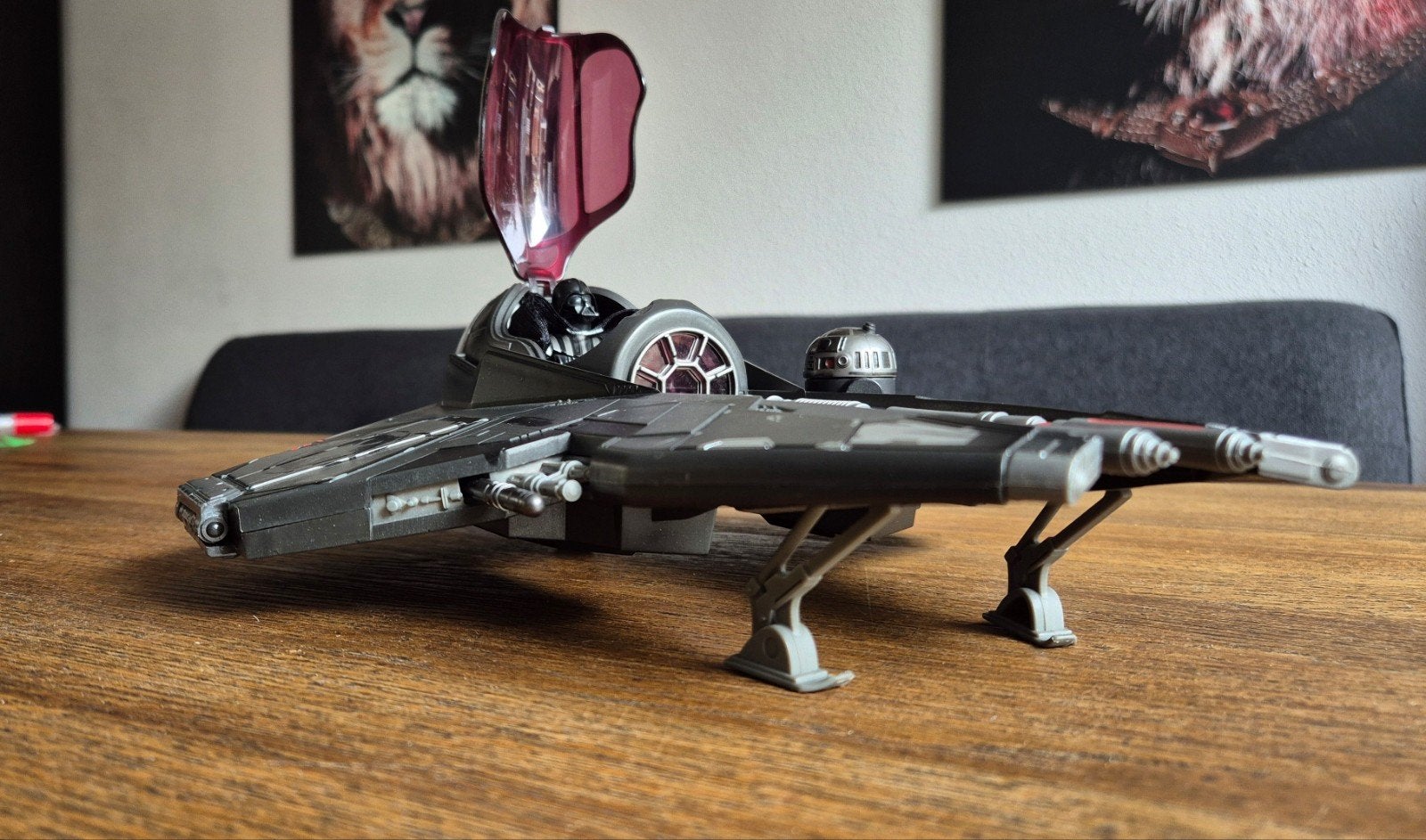 Star Wars Darth Vader Sith Starfighter, Ophalen of Verzenden, Zo goed als nieuw, Actiefiguurtje