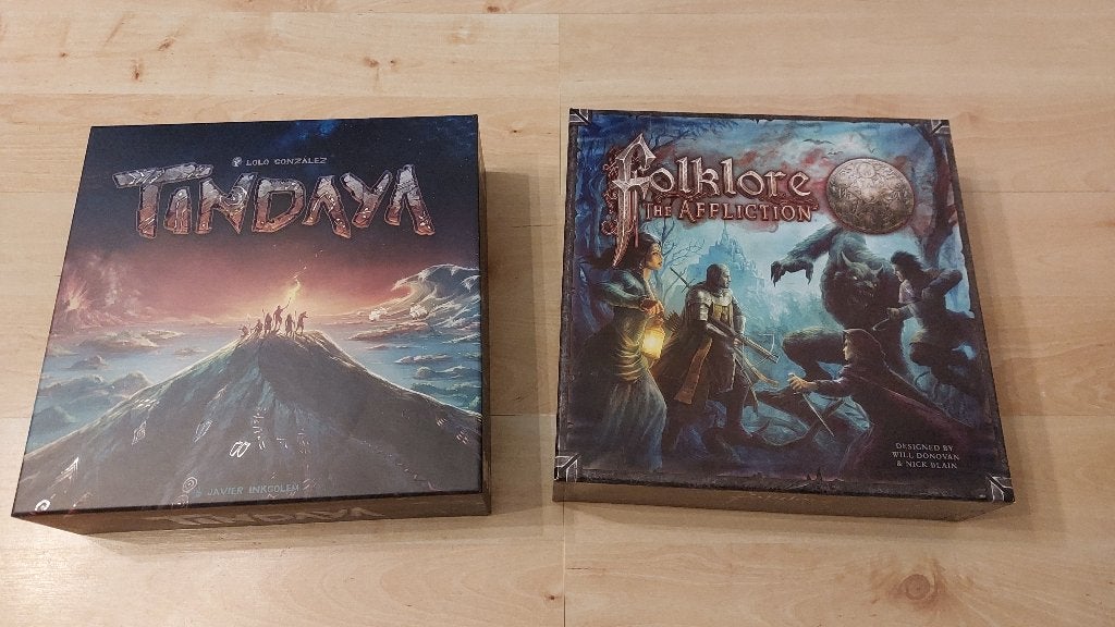Tindaya Deluxe Edition (engelse versie), Een of twee spelers, Ophalen of Verzenden, Zo goed als nieuw, Red Mojo Games