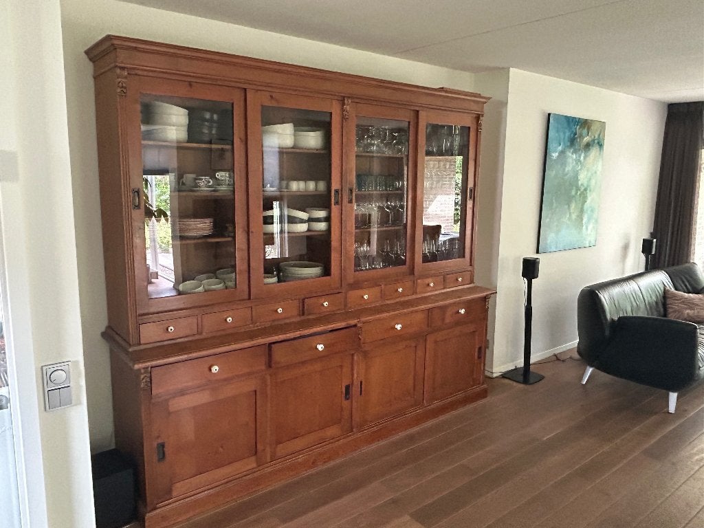grenen apothekerskast, Ophalen, Gebruikt, 5 laden of meer, 200 cm of meer