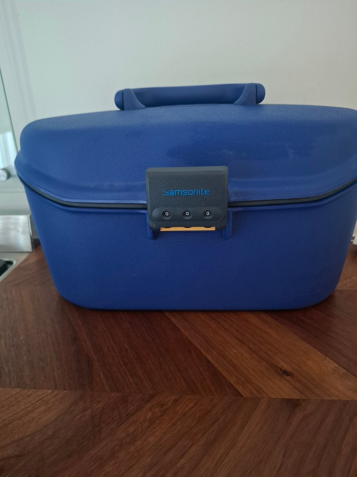 Samsonite Royal Blauwe Beautycase met Slot en Spiegel, Ophalen of Verzenden