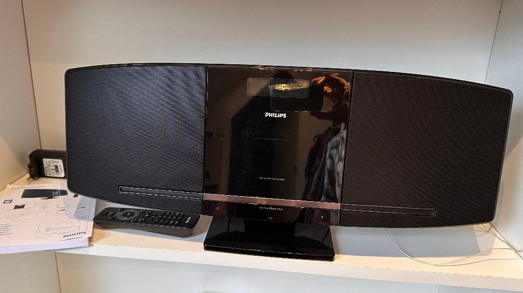 Micro HIFI systeem Philips Radio-CD speler met Ipod Docking, Ophalen, Philips, Gebruikt, Microset
