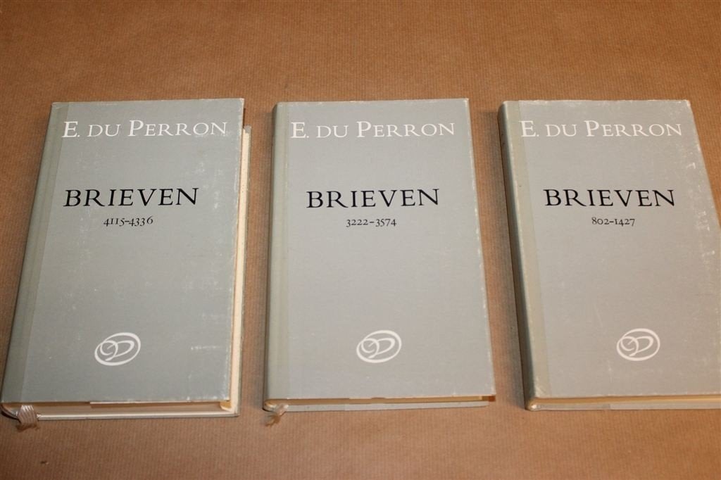 E. du Perron Brieven III VII IX — 3 Delen 1978-1990, Ophalen of Verzenden, Gelezen